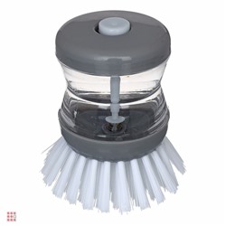 VETTA Щетка для посуды с мыльницей и дозатором, пластик, 8см