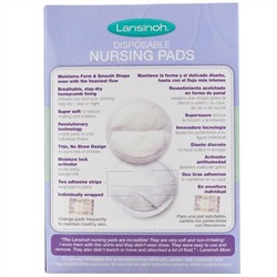 Lansinoh, одноразовые лактационные вкладыши, 60 вкладышей в индивидуальной упаковке
