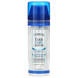 L'Oreal, Ever Curl, Sculpt & Hold Cream-Gel, 5.0 fl oz (150 ml)