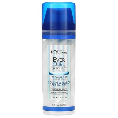 L'Oreal, Ever Curl, Sculpt & Hold Cream-Gel, 5.0 fl oz (150 ml)