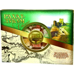 Рахат-лукум ассорти Зеленая карта 350 гр.