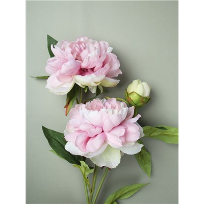 Цветок искусственный Пион розовый 76 см / RF-6069 /уп 24/240/