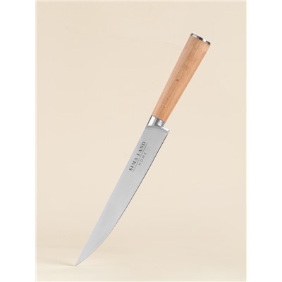 Нож кухонный разделочный SL Home «Калабрия», нержавеющая сталь, 20.5 см, бежевый