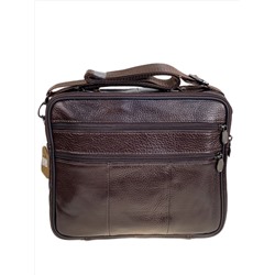 Сумка мужская из натуральной кожи, цвет коричневый