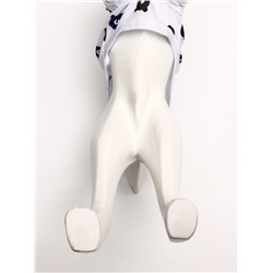 Футболка для животных «Мишка», L (ДС 34, ОГ 46 см), белая