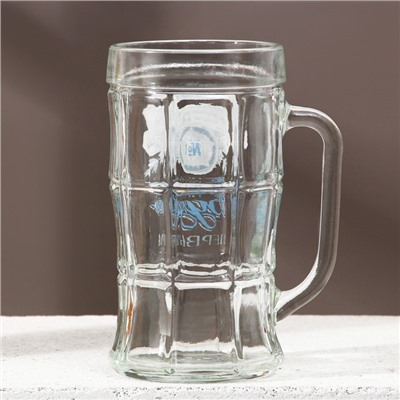 Подарочный набор ЧИСТОЕ СЧАСТЬЕ «Будь!»: гель для душа пиво 500 мл и пивная кружка 500 мл