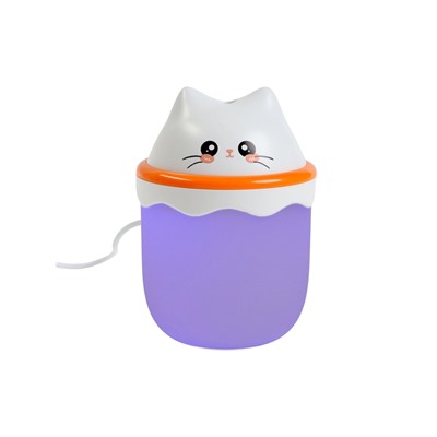 Увлажнитель ультразвуковой HM-16 «Котенок», с подсветкой, 210 мл, от USB