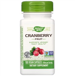 Nature's Way, Cranberry Fruit, 465 mg, 100 Vegan Capsules