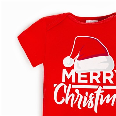 Боди Крошка Я Merry Christmas, рост 80-86 см