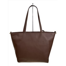 Женская сумка из искусственной кожи, цвет шоколад