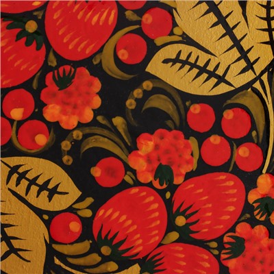 Доска разделочная дерево «Лимонница», хохлома