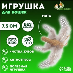 Игрушка для кошек из прессованной кошачьей мяты «Бабочка», 7.5 см