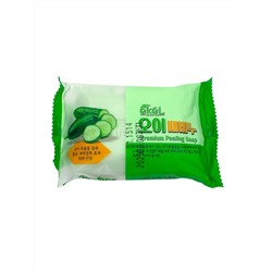 EKEL - МЫЛО ОТШЕЛУШИВАЮЩЕЕ С ЭКСТРАКТОМ ОГУРЦА PEELING SOAP CUCUMBER, 150 ГР