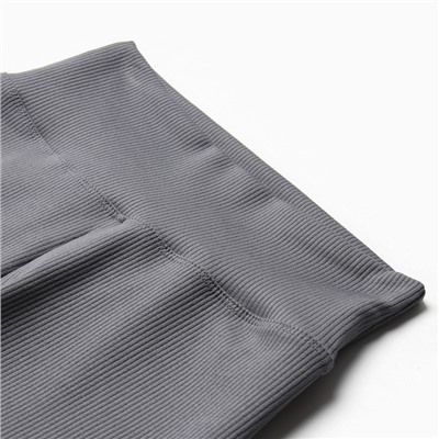 Костюм женский (топ, велосипедки) MINAKU, цвет графит, размер 42