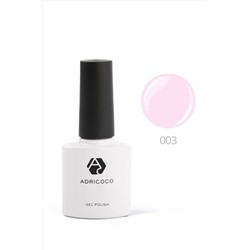 ADRICOCO Цветной гель-лак для ногтей №003, холодно-розовый, 8 мл KRISTALLER, 1109661