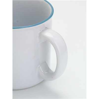 УЦЕНКА Кружка керамическая новогодняя «Снеговики», 530 мл