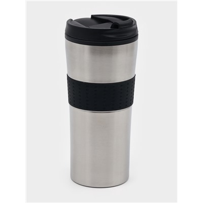 Термокружка, 450 мл, For you, сохраняет тепло 2 ч, 8×19 см, хром