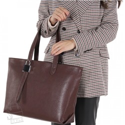 Сумка женская кожаная 3363Q coffee Polina&Eiterou