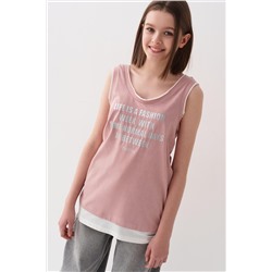 Майка трикотажная для девочек PLAYTODAY, 1240276