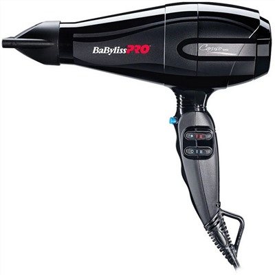 BaByliss Профессиональный фен для волос / PRO Caruso BAB6520RE, черный, 2400 Вт 12552