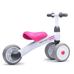 Беговел трехколесный Rocket 134-WT, колеса EVA, цвет белый