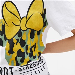 Футболка Not stressed, размер 42, белая