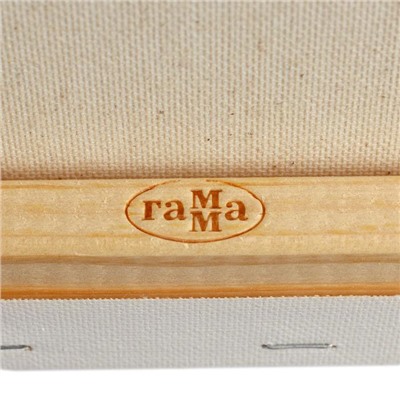 Холст на подрамнике «Гамма. Студия», хлопок 100%, 40×50×1.8 см, акриловый грунт, мелкозернистый, 280 г/м²