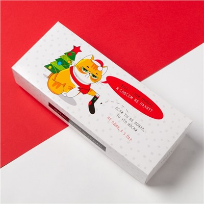 Носки мужские новогодние KAFTAN «Весёлого года», набор 5 пар, 41-44 (27-29 см)