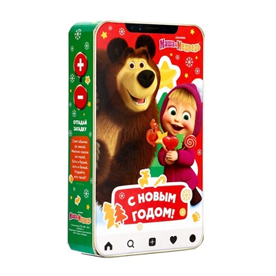Сладкий новогодний подарок «Маша и Медведь», 400 г