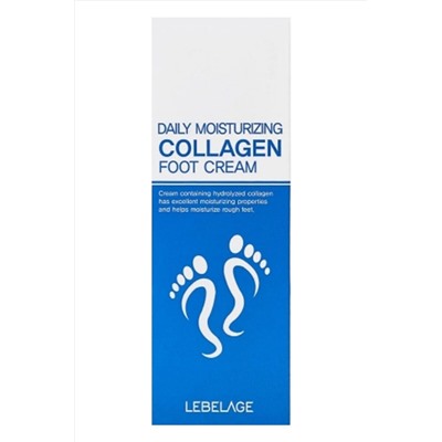 Lebelage Увлажняющий крем для ног с коллагеном / Daily Moisturizing Collagen Foot, 100 мл KRISTALLER, 1111600