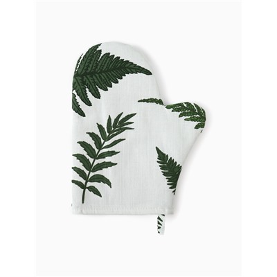 Варежка-прихватка «Этель. Папоротник», 20×27 см, репс 220 г/м², 100% хлопок