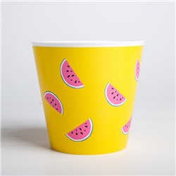 Набор кашпо для цветов 3 в 1 «Фрукты», 0.8 л, 11×12 см