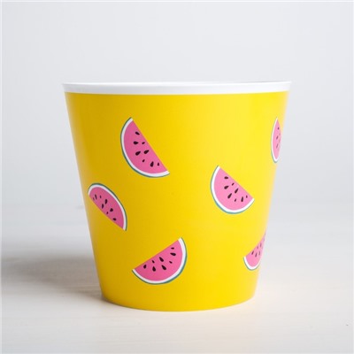 Набор кашпо для цветов 3 в 1 «Фрукты», 0.8 л, 11×12 см