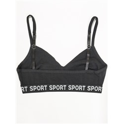 4026-23 Топ для девочки темно-серый (BAYKAR)