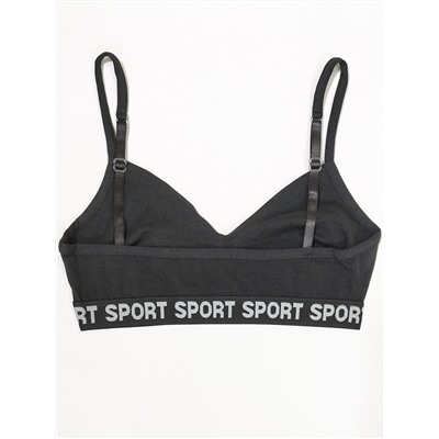 4026-23 Топ для девочки темно-серый (BAYKAR)