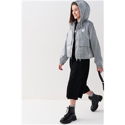 Куртка текстильная с полиуретановым покрытием для девочек (ветровка) PLAYTODAY, 1240103