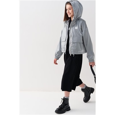 Куртка текстильная с полиуретановым покрытием для девочек (ветровка) PLAYTODAY, 1240103