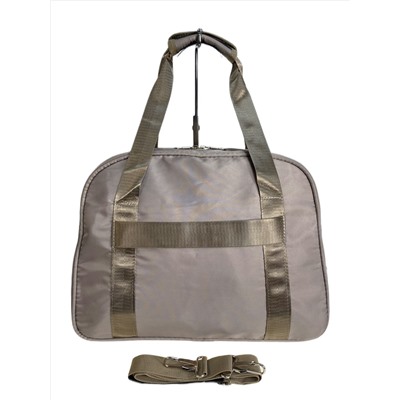 Дорожная сумка из текстиля, цвет бежевый