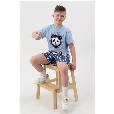 Пижама Медведь детская короткий рукав с шортами