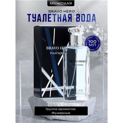 Туалетная вода мужская Bravo Hero, 100 мл
