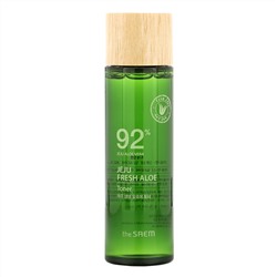 The Saem, Jeju Fresh Aloe, 92% Aloe Vera Toner, 5.24 fl oz (155 ml)