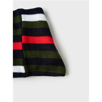 Комплект трикотажный для мальчиков: шапка, снуд