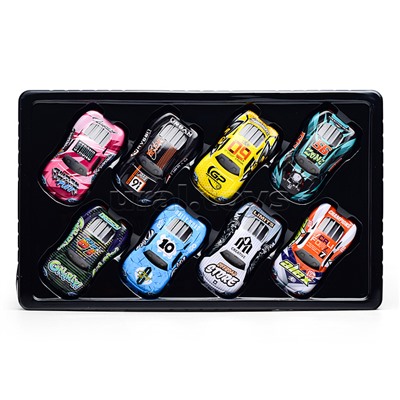 Набор машин "Дорожная гонка" металл, в коробке