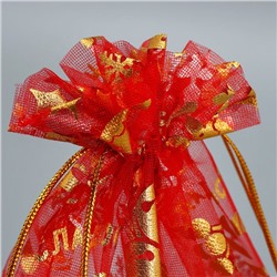 Мешочек подарочный органза «Аромат праздника», 20×30 см ± 1.5 см