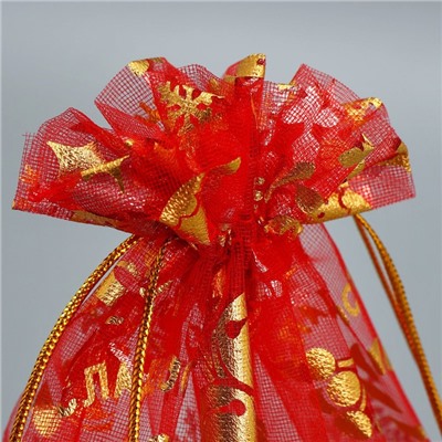 Мешочек подарочный органза «Аромат праздника», 20×30 см ± 1.5 см