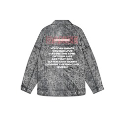 Куртка текстильная джинсовая для девочек