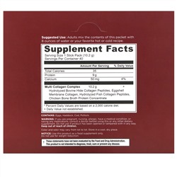 Dr. Axe / Ancient Nutrition, комплекс коллагенов и протеинов, 40 пакетиков-стиков, 408 г (14,4 унции)