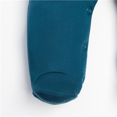 Комбинезон детский «Крошка Я» BASIC LINE, рост 68-74 см, синий