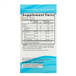 Nordic Naturals, Ultimate Omega 2X, со вкусом лимона, 2150 мг, 120 капсул