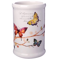 60136 Подставка с кухонными приборами Бабочки в саду дол/дер/жел LR (х36)